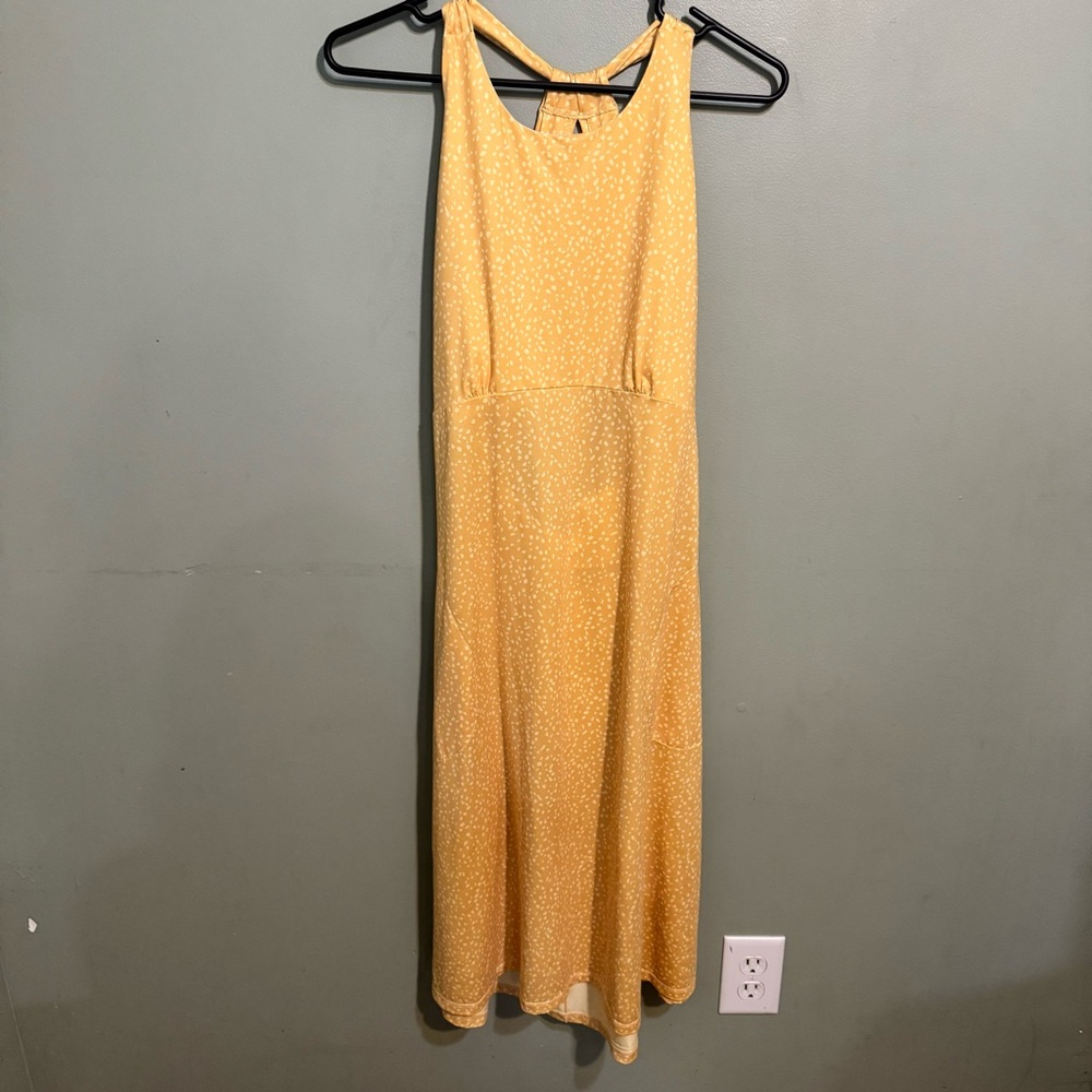 Prana Sunny Yellow Midi Dress